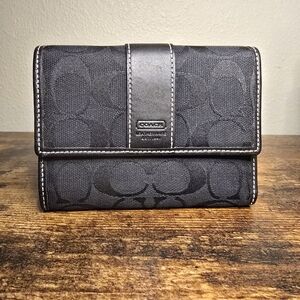 Coach Black Wallet